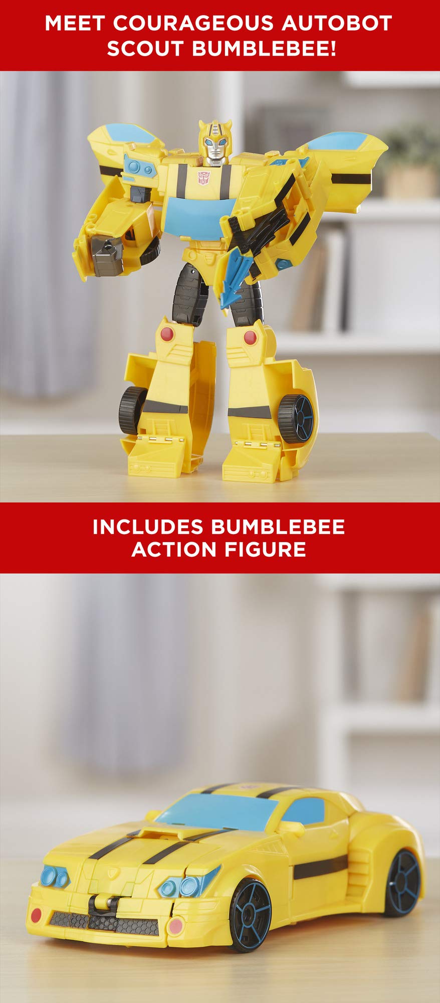 Foto 4 pulgar | Figura De Acción Toy Transformers Cyberverse Ultimate Bumblebee - Venta Internacional.