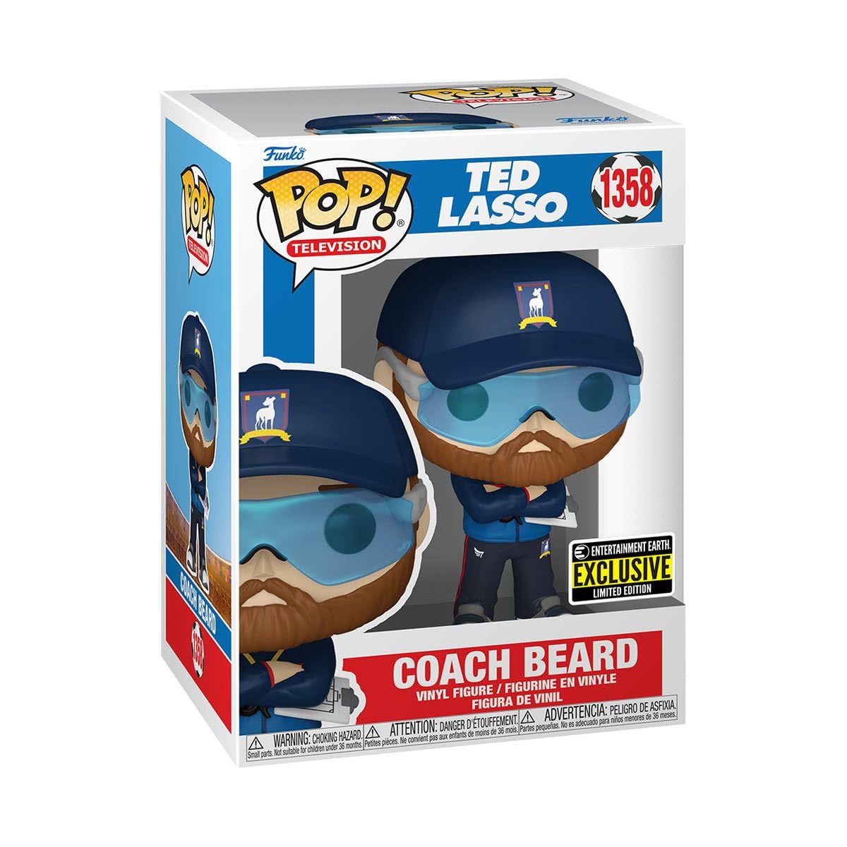 Foto 8 pulgar | Figura De Vinilo Funko Pop Tv: Ted Lasso Coach Beard Con Funda - Venta Internacional.