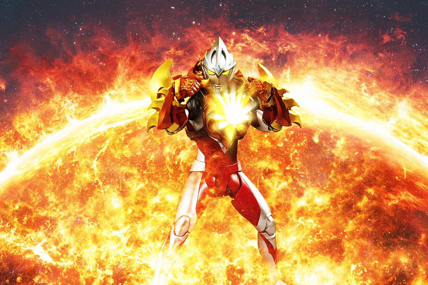 Foto 8 pulgar | Figura De Acción Tamashii Nations Ultraman Arc Solis Armor - Venta Internacional.