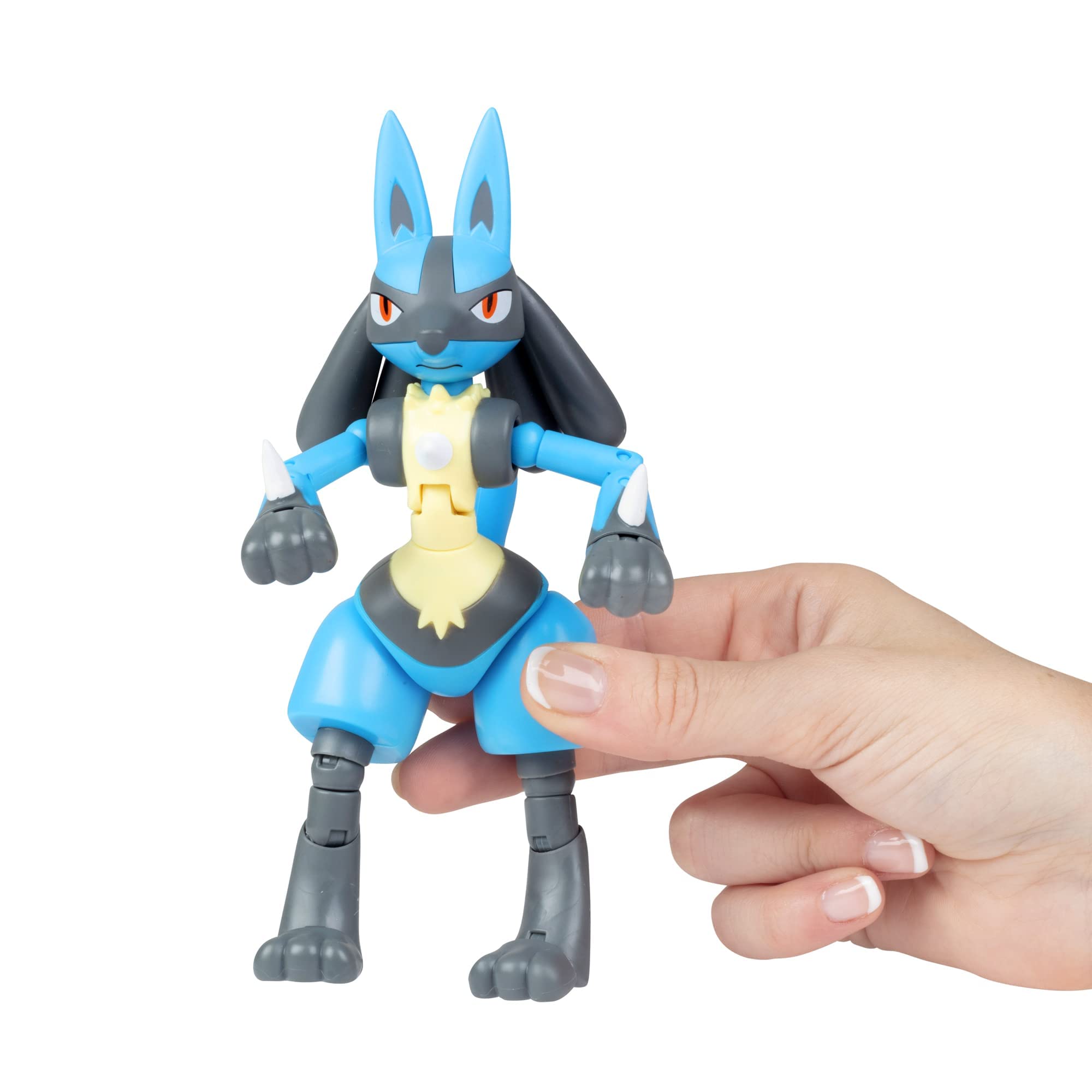 Foto 3 pulgar | Figura De Acción Jazwares Pokémon Lucario, 15 Puntos, 6 Pulgadas - Venta Internacional.