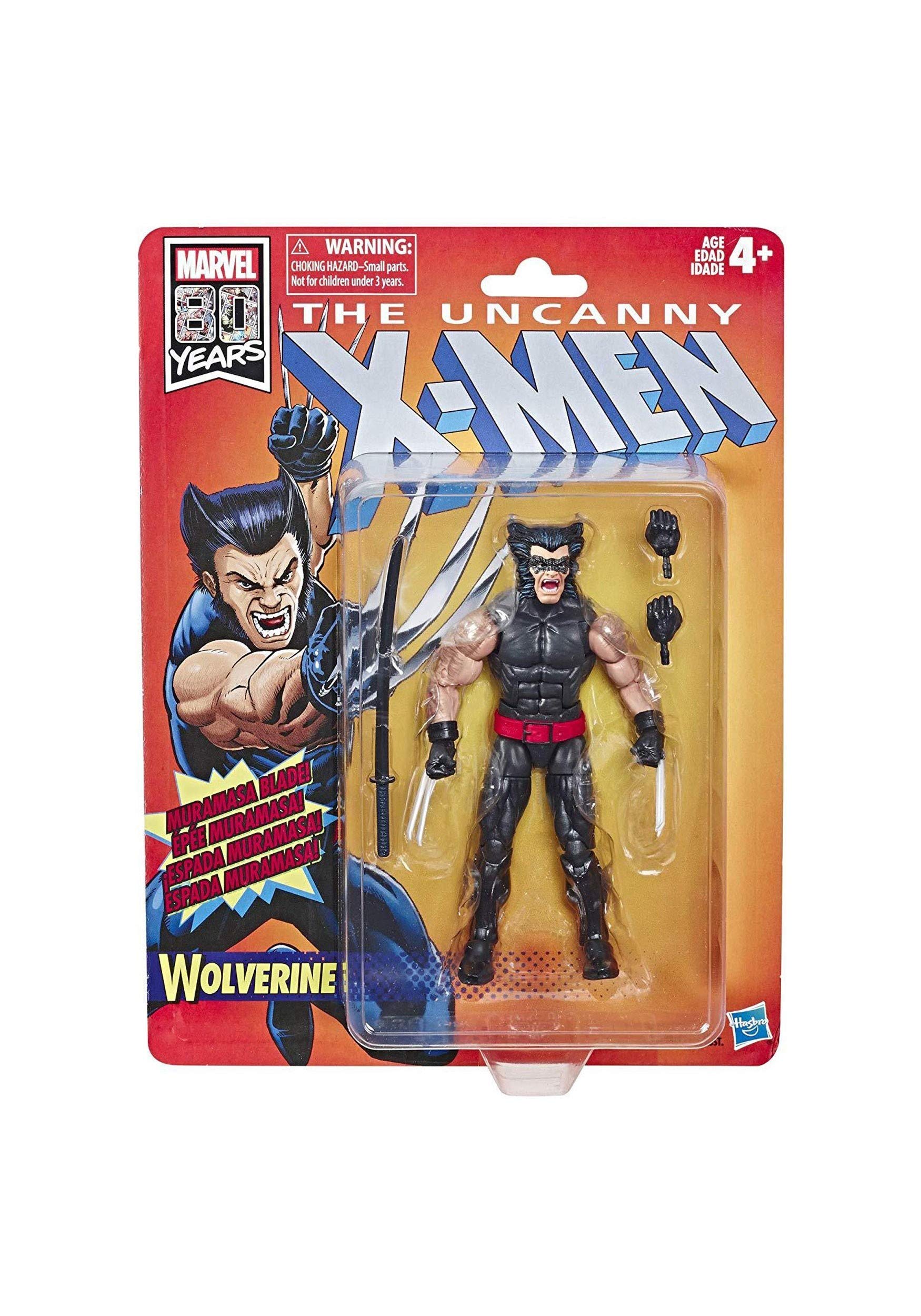 Foto 3 pulgar | Figura De Acción Marvel Retro Fan En Escala 6 Wolverine X-men - Venta Internacional.