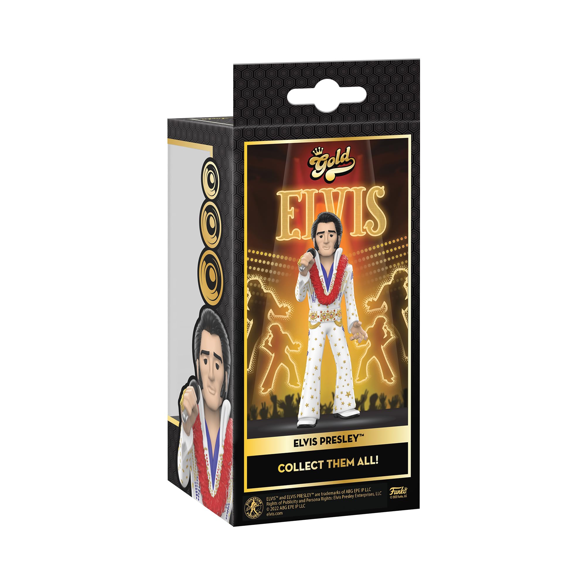 Foto 4 pulgar | Figura De Vinilo Funko Gold Elvis Presley 13cm Premium - Venta Internacional.