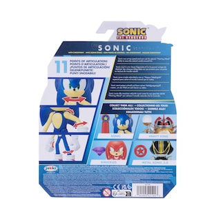 Foto 4 | Figura De Acción Sonic The Hedgehog Sonic De 10 Cm Con Checkpoint - Venta Internacional.