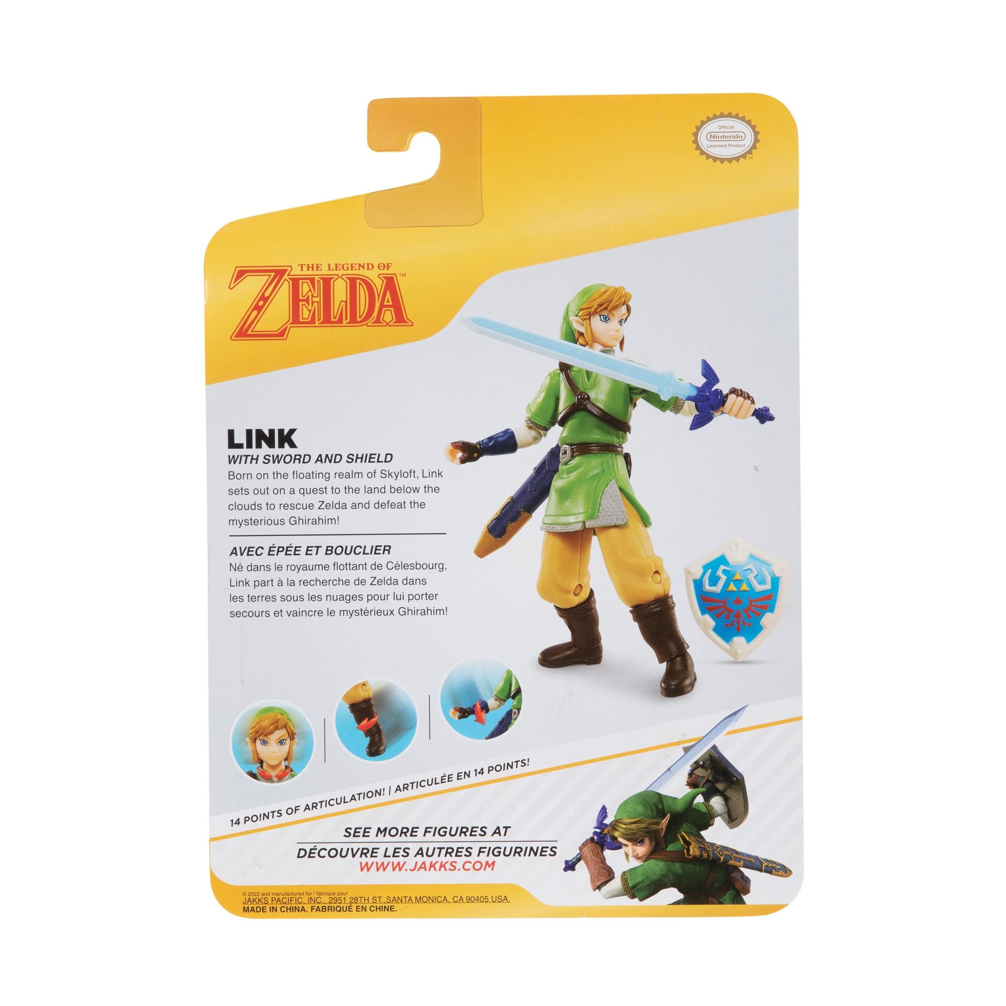 Foto 4 pulgar | Figura De Acción Nintendo The Legend Of Zelda Skyward Sword Link - Venta Internacional.