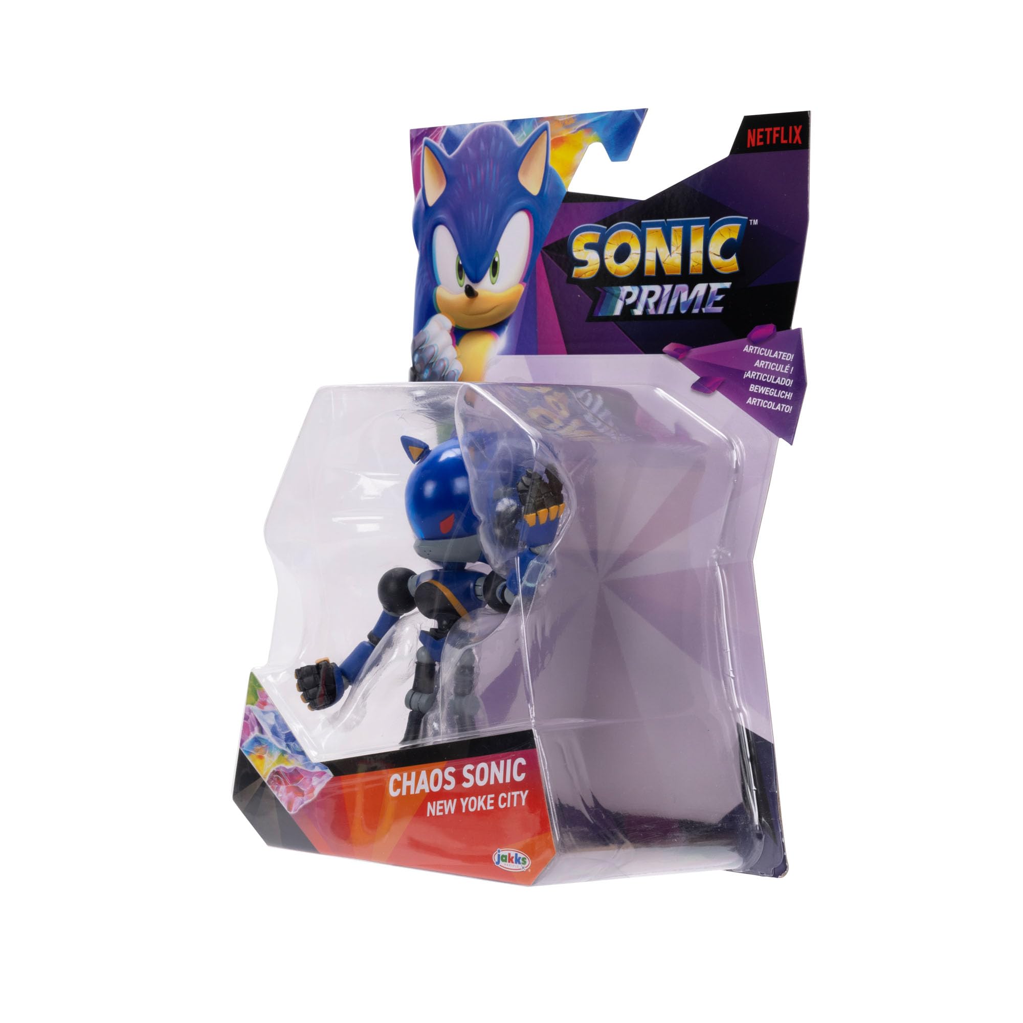 Foto 7 pulgar | Figura De Acción Sonic The Hedgehog Sonic Prime De 5 Pulgadas - Venta Internacional.