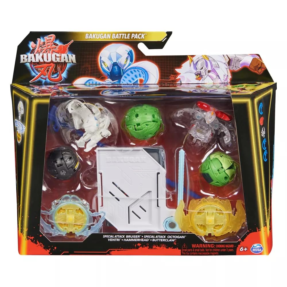 Figuras De Acción Battle Pack Bakugan White Base Spin Master - Venta Internacional.