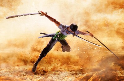 Foto 5 | Figura De Acción Tamashii Nations One Piece Roronoa Zoro - Venta Internacional.
