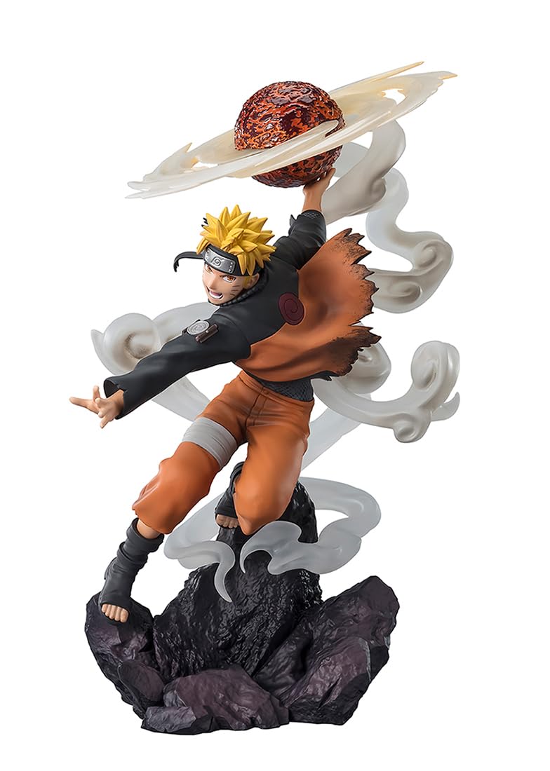 Foto 2 pulgar | Figura De Colección Tamashii Nations Naruto Shippuden Naruto Uzumaki Sage Art Lava Release Rasenshuriken - Venta