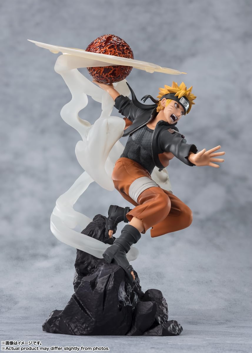 Foto 5 pulgar | Figura De Colección Tamashii Nations Naruto Shippuden Naruto Uzumaki Sage Art Lava Release Rasenshuriken - Venta