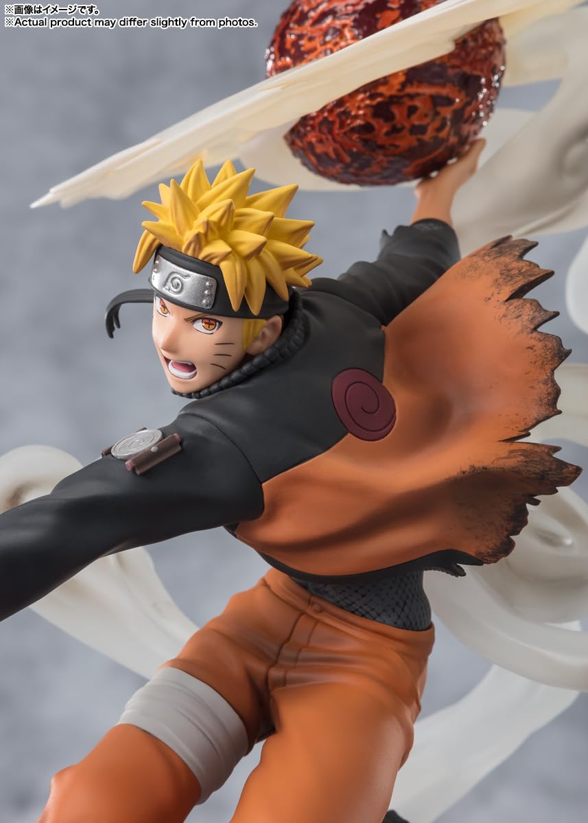 Foto 6 pulgar | Figura De Colección Tamashii Nations Naruto Shippuden Naruto Uzumaki Sage Art Lava Release Rasenshuriken - Venta