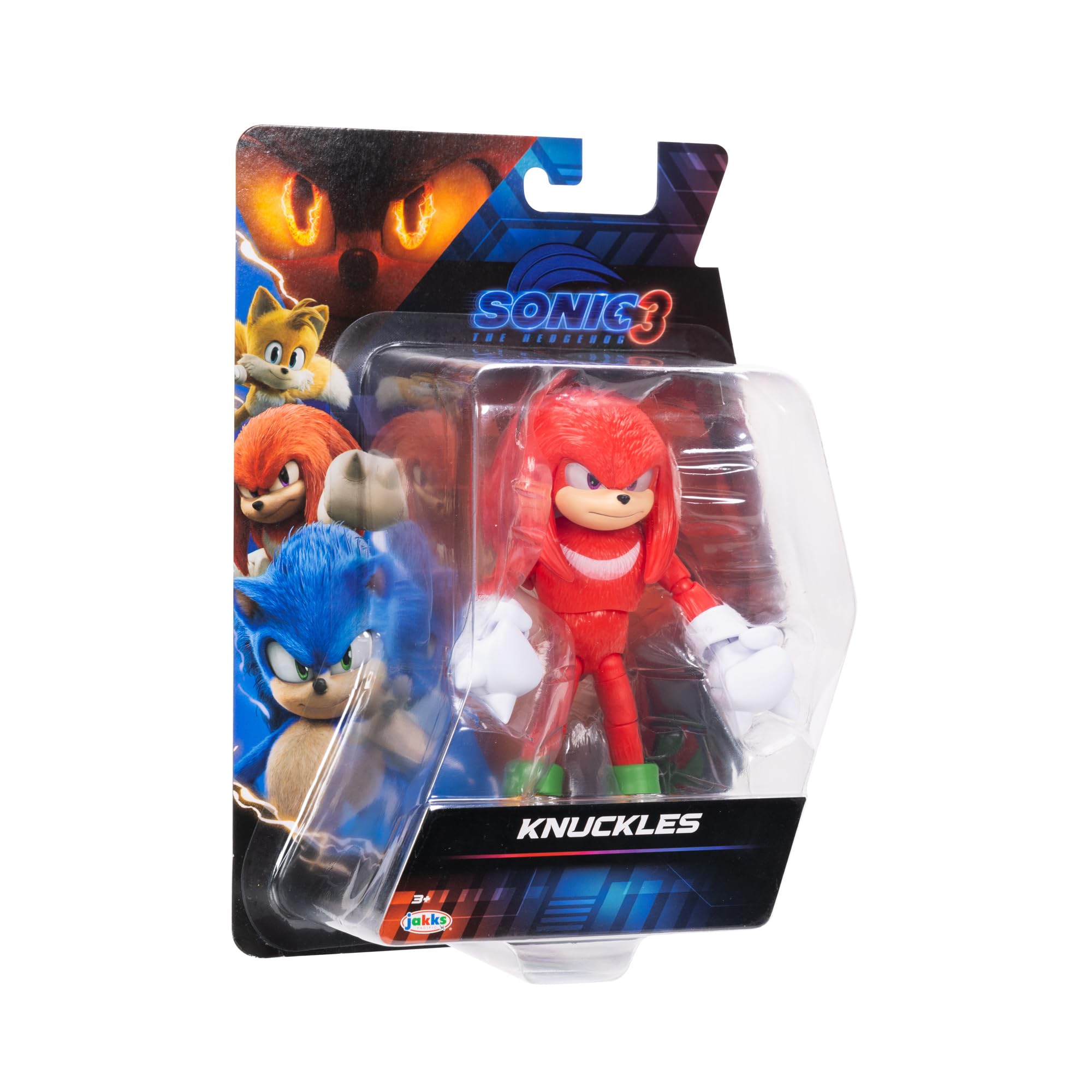 Foto 6 pulgar | Figura De Acción Sonic The Hedgehog Sonic 3 Movie Knuckles 13cm - Venta Internacional.