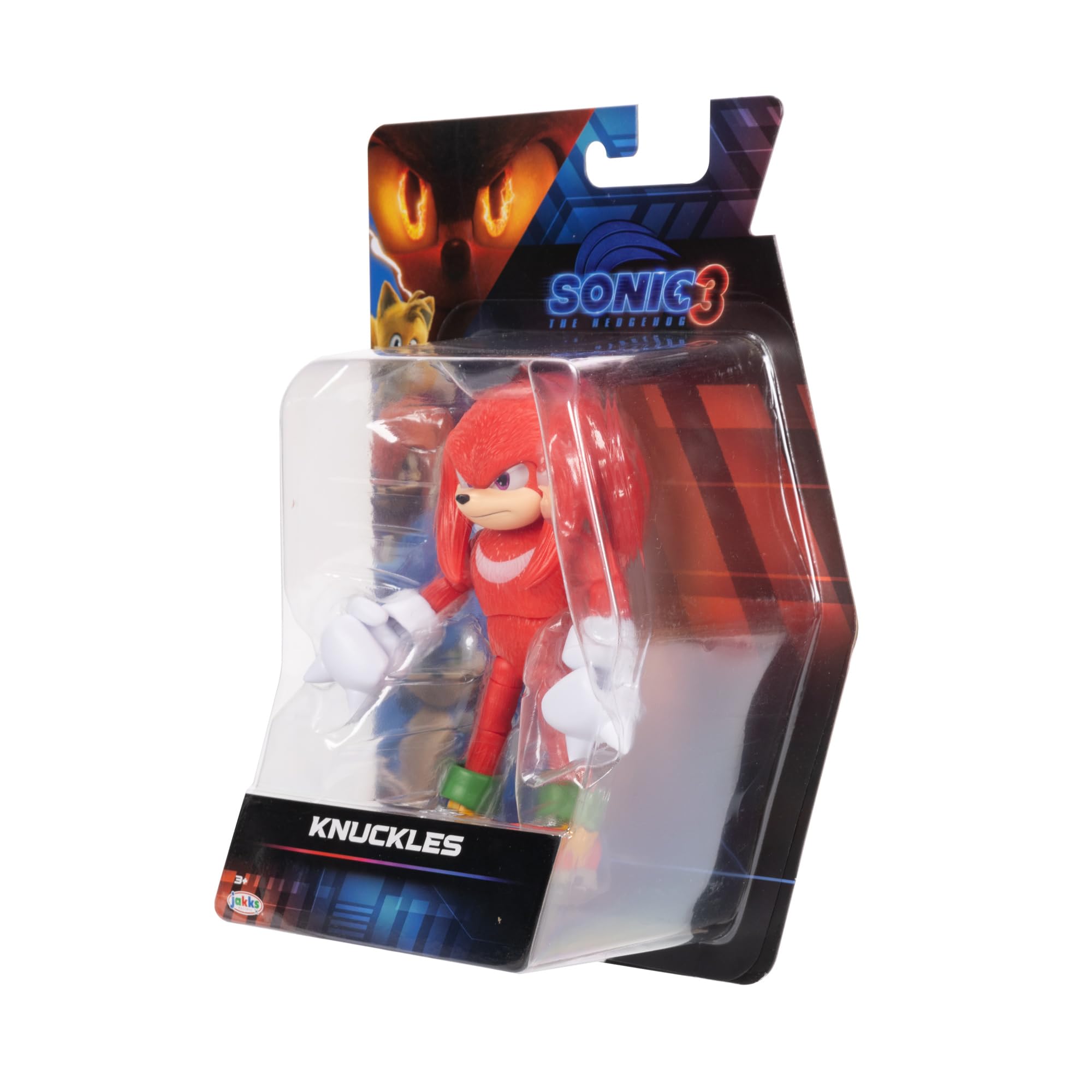 Foto 7 pulgar | Figura De Acción Sonic The Hedgehog Sonic 3 Movie Knuckles 13cm - Venta Internacional.