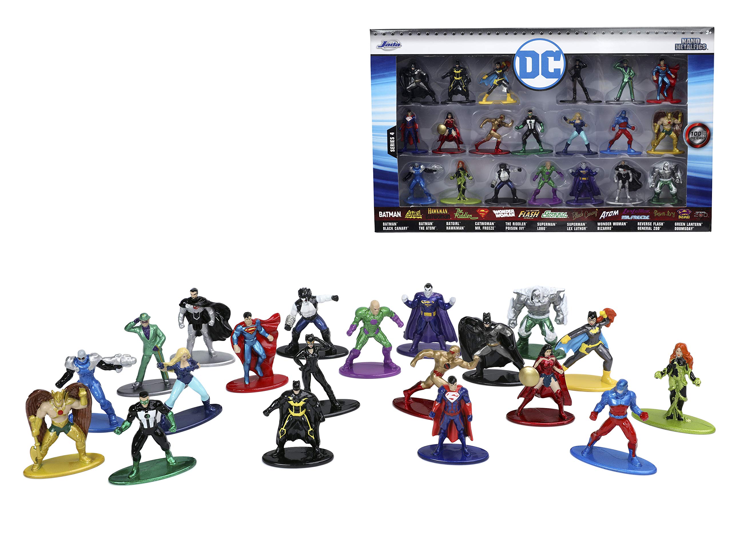 Foto 2 pulgar | Figuras Coleccionables Jada Toys Dc Comics 1.65, Fundidas A Presión, Paquete De 20 - Venta Internacional.