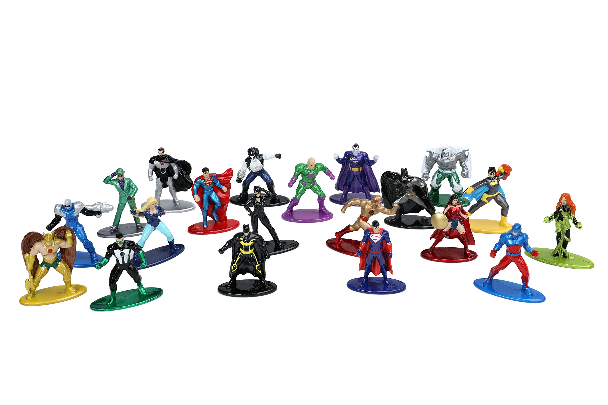 Foto 3 | Figuras Coleccionables Jada Toys Dc Comics 1.65, Fundidas A Presión, Paquete De 20 - Venta Internacional.