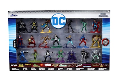 Foto 4 | Figuras Coleccionables Jada Toys Dc Comics 1.65, Fundidas A Presión, Paquete De 20 - Venta Internacional.