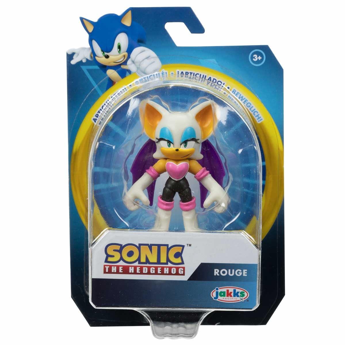 Foto 3 pulgar | Minifigura Sonic The Hedgehog Rouge Wave 10 de 2,5 Pulgadas - Venta Internacional