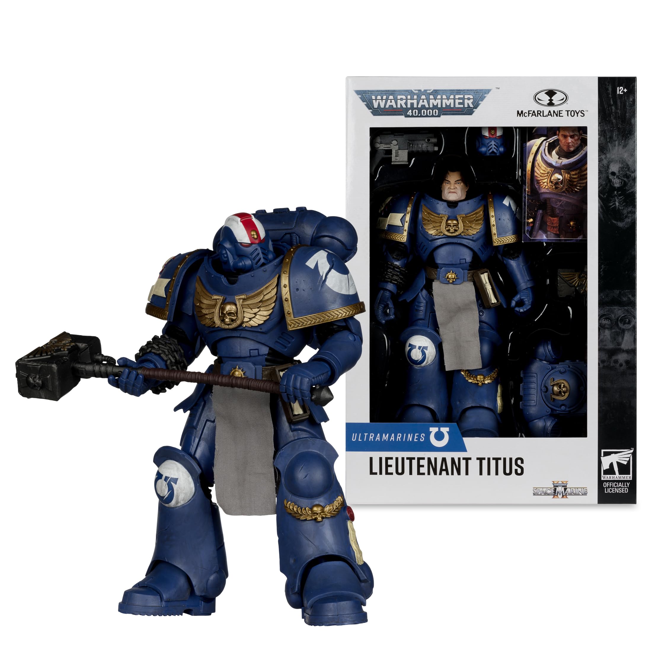 Foto 8 pulgar | Figura De Acción Mcfarlane Toys Warhammer 40,000 Lieutenant Titus - Venta Internacional.