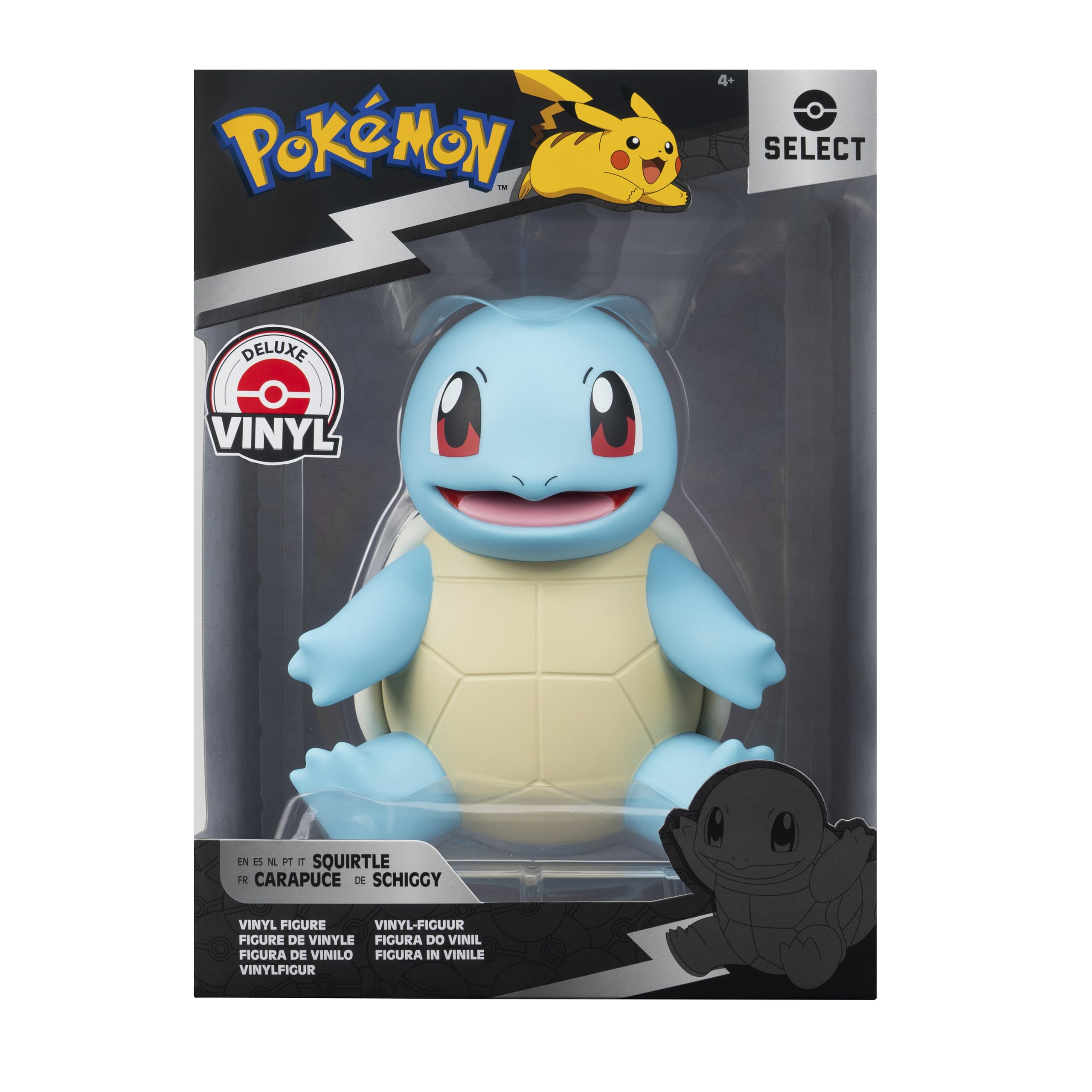 Foto 3 pulgar | Figura De Vinilo Pokémon Squirtle Select De 20 Cm Con Licencia Oficial - Venta Internacional.