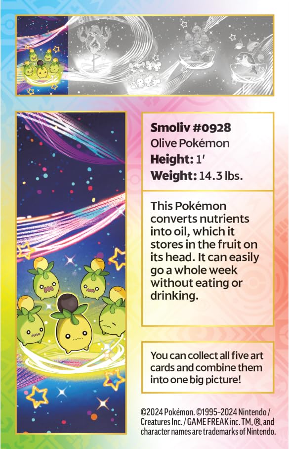 Foto 4 pulgar | Pokémon Tcg Mini Lata Escarlata Y Violeta: Paldean Fates Smoliv - Venta Internacional.