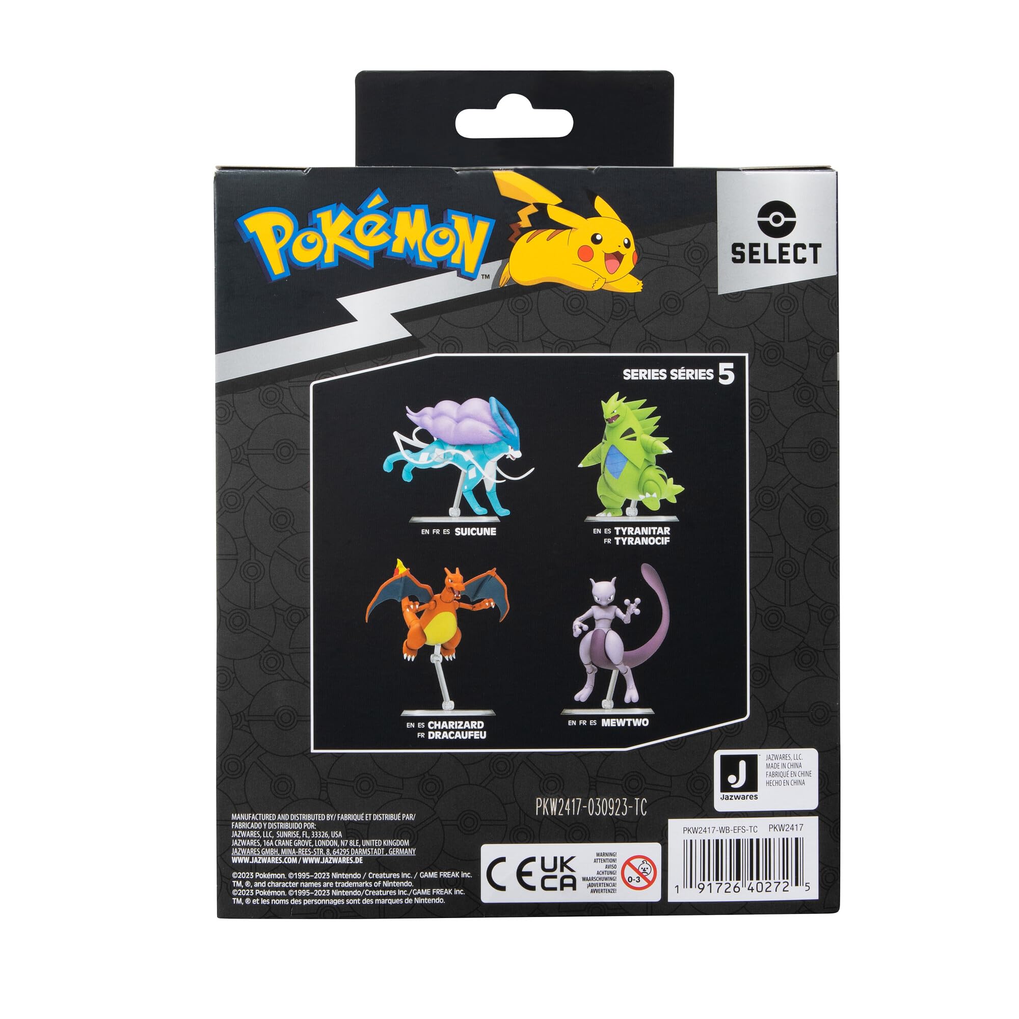 Foto 7 | Figura Pokémon Select Mewtwo Super-articulado De 15 Puntos - Venta Internacional.