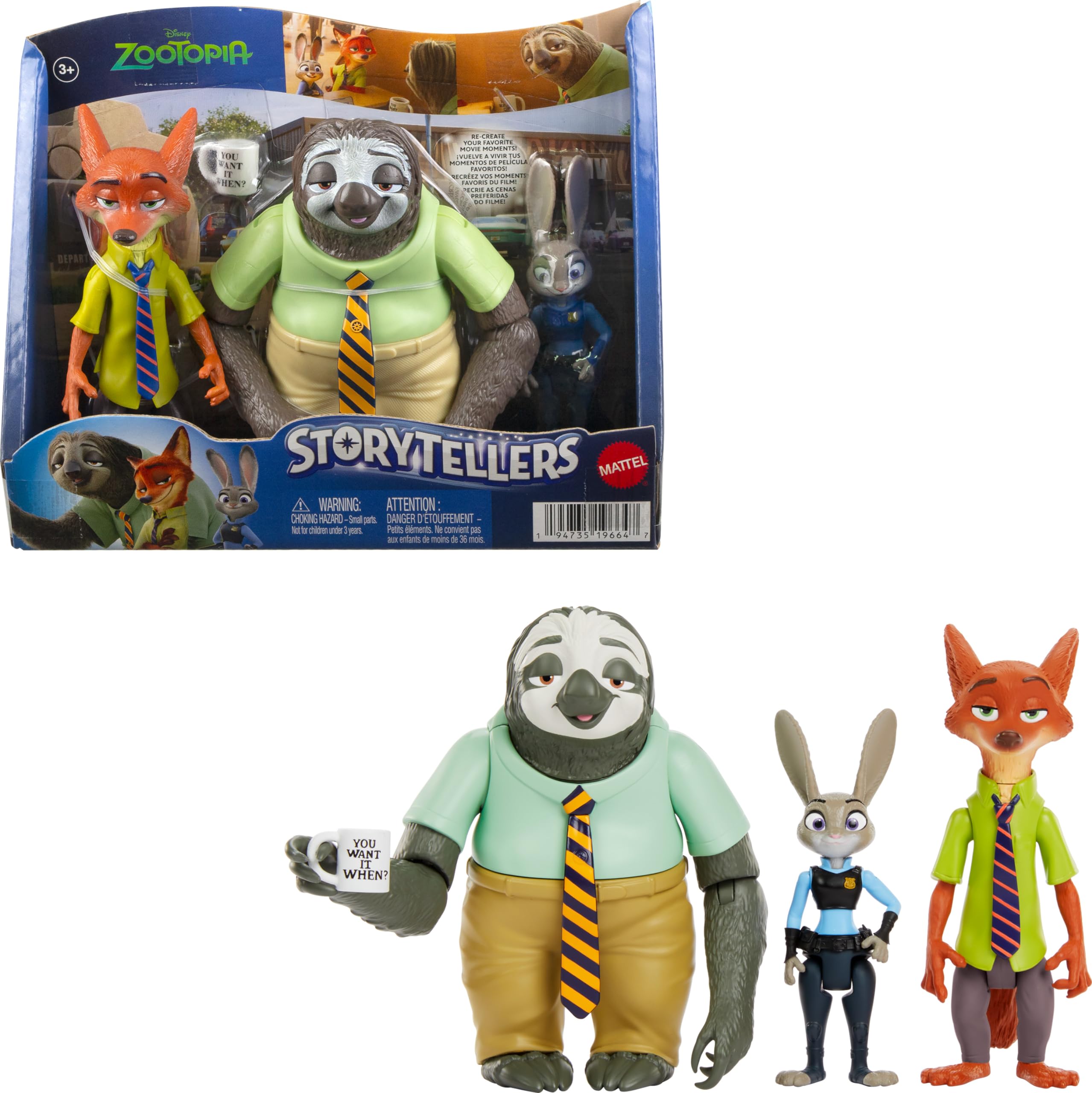 Foto 2 pulgar | Toy Mattel Disney Zootopia Entra Y Sale En Un Paquete Flash - Venta Internacional.