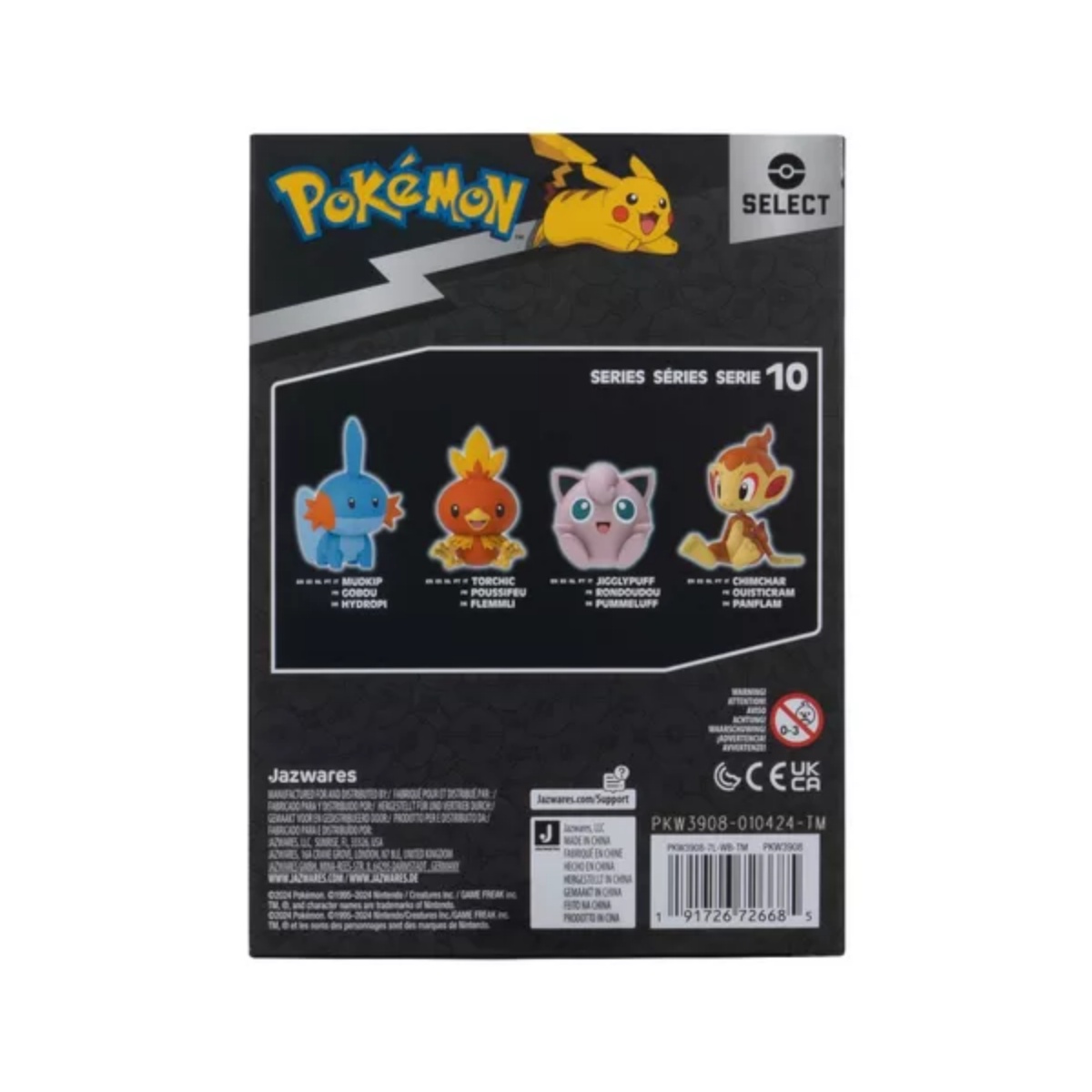 Foto 6 pulgar | Figura Pokemon Mudkip Select Jazwares Pkw3908