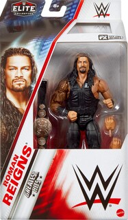 Foto 2 | Figura De Acción Mattel Wwe Elite Roman Reigns 6 Pulgadas 2025 - Venta Internacional.