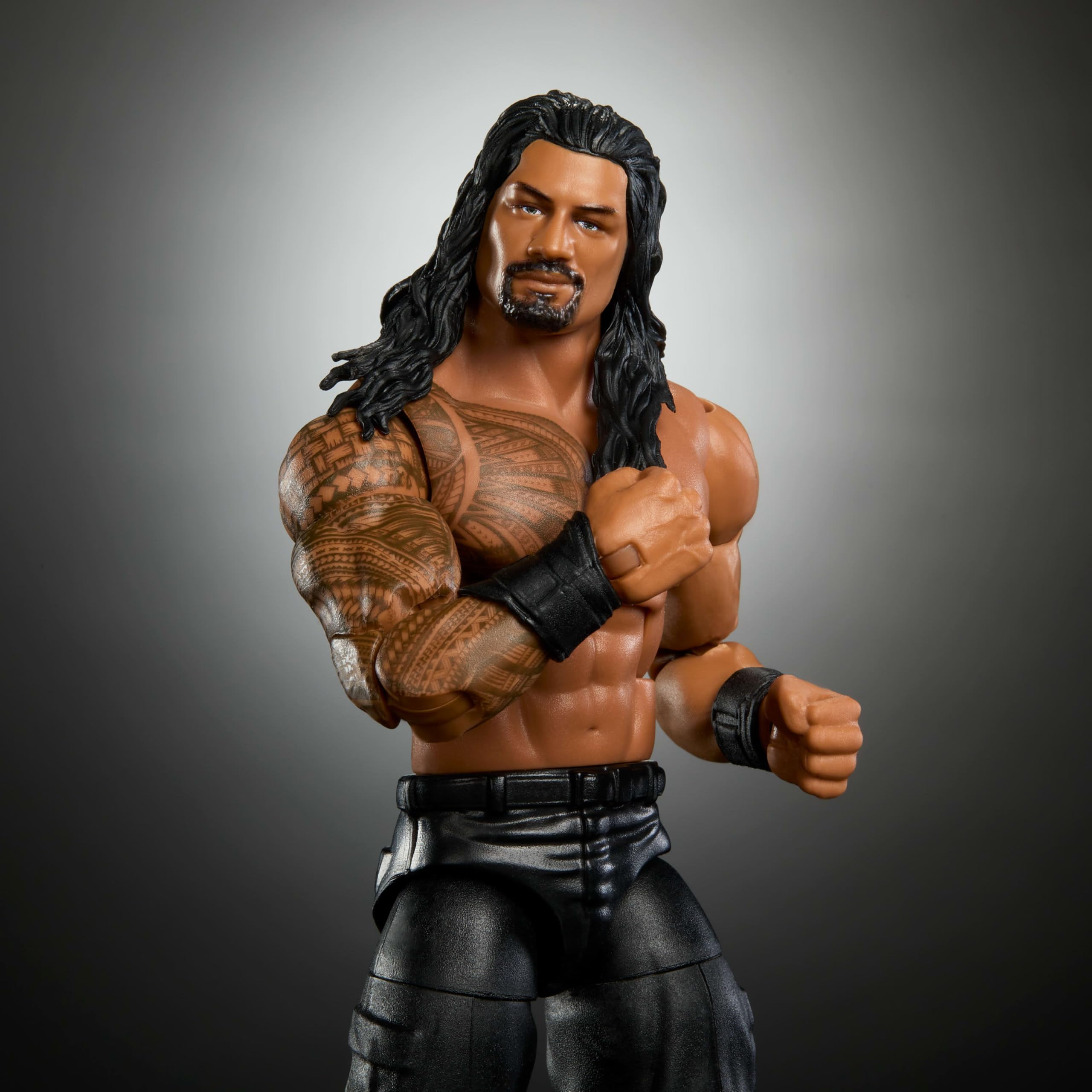 Foto 3 | Figura De Acción Mattel Wwe Elite Roman Reigns 6 Pulgadas 2025 - Venta Internacional.