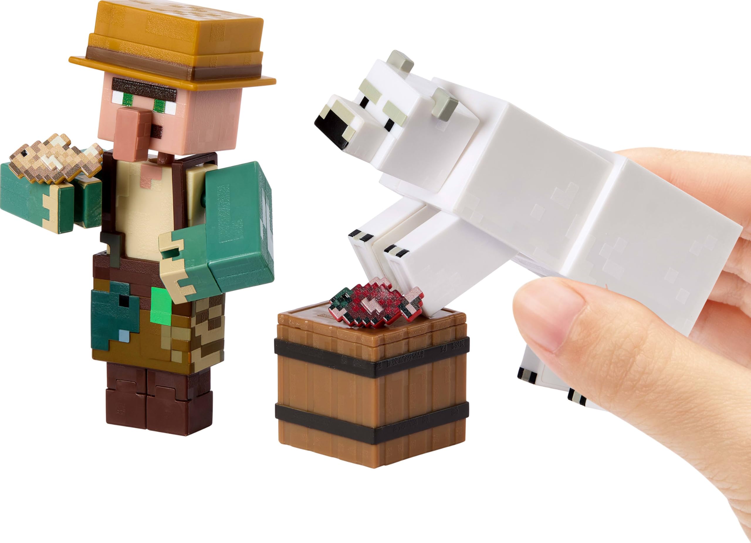 Foto 3 pulgar | Juego De Figuras De Acción Mattel Minecraft, 2 Paquetes De 8 Cm Con Accesorio - Venta Internacional.