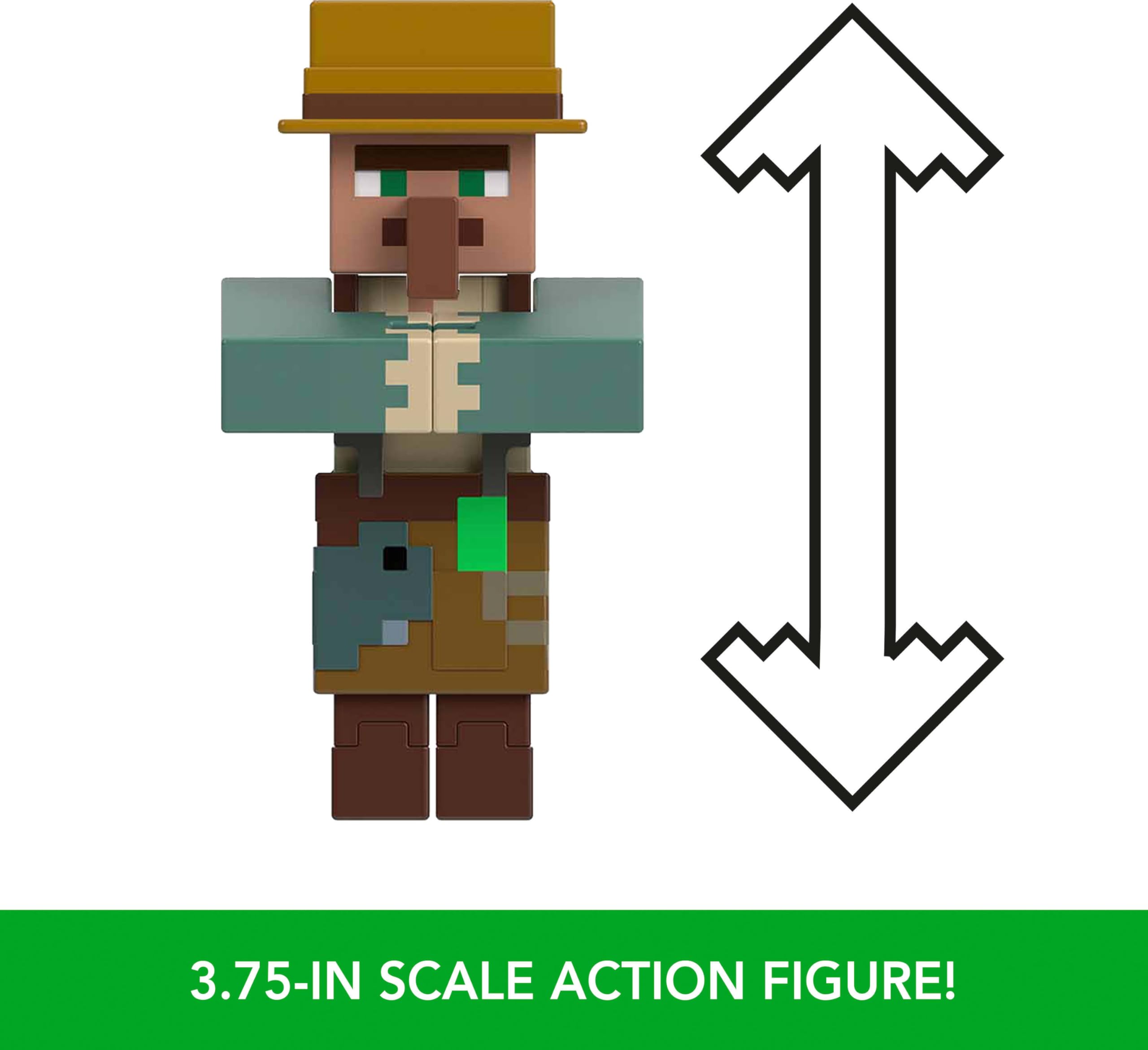 Foto 4 pulgar | Juego De Figuras De Acción Mattel Minecraft, 2 Paquetes De 8 Cm Con Accesorio - Venta Internacional.