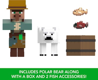 Foto 4 | Juego De Figuras De Acción Mattel Minecraft, 2 Paquetes De 8 Cm Con Accesorio - Venta Internacional.