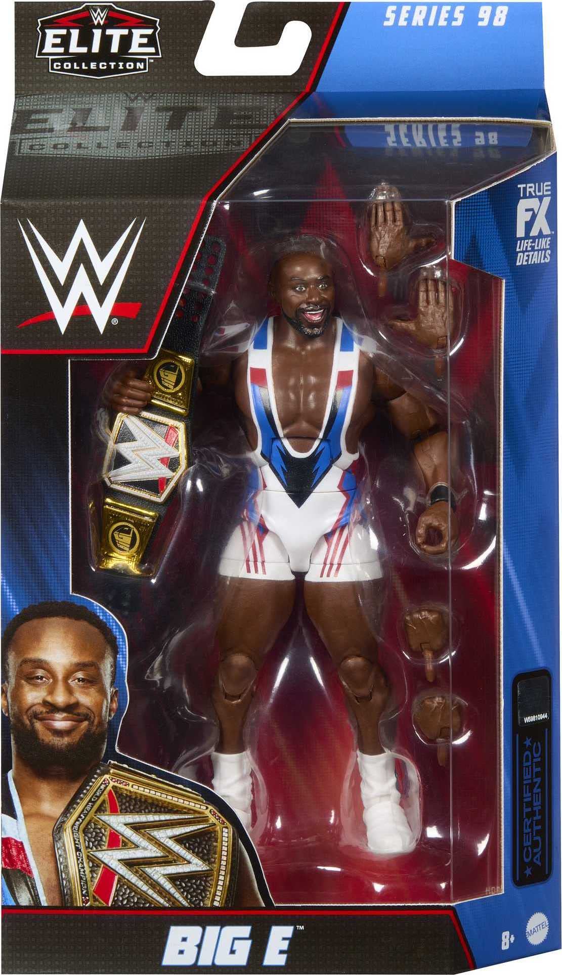Foto 8 pulgar | Figura De Acción Mattel Wwe Elite Collection Big E Series 98 - Venta Internacional.