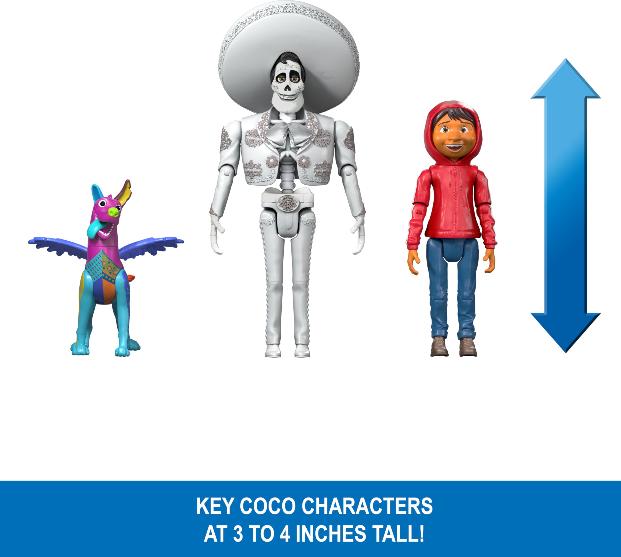 Foto 4 pulgar | Figura De Acción Mattel Disney Pixar Coco Storyteller De 4 Pulgadas - Venta Internacional.