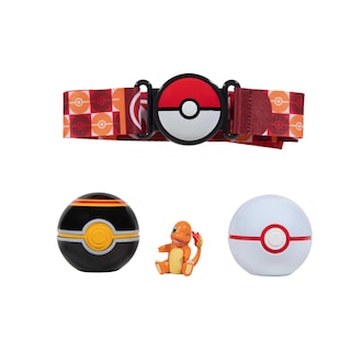 Foto 2 | Juego De Cinturones Toy Pokemon Clip 'n' Go Con Figura De Charmander De 5 Cm - Venta Internacional.