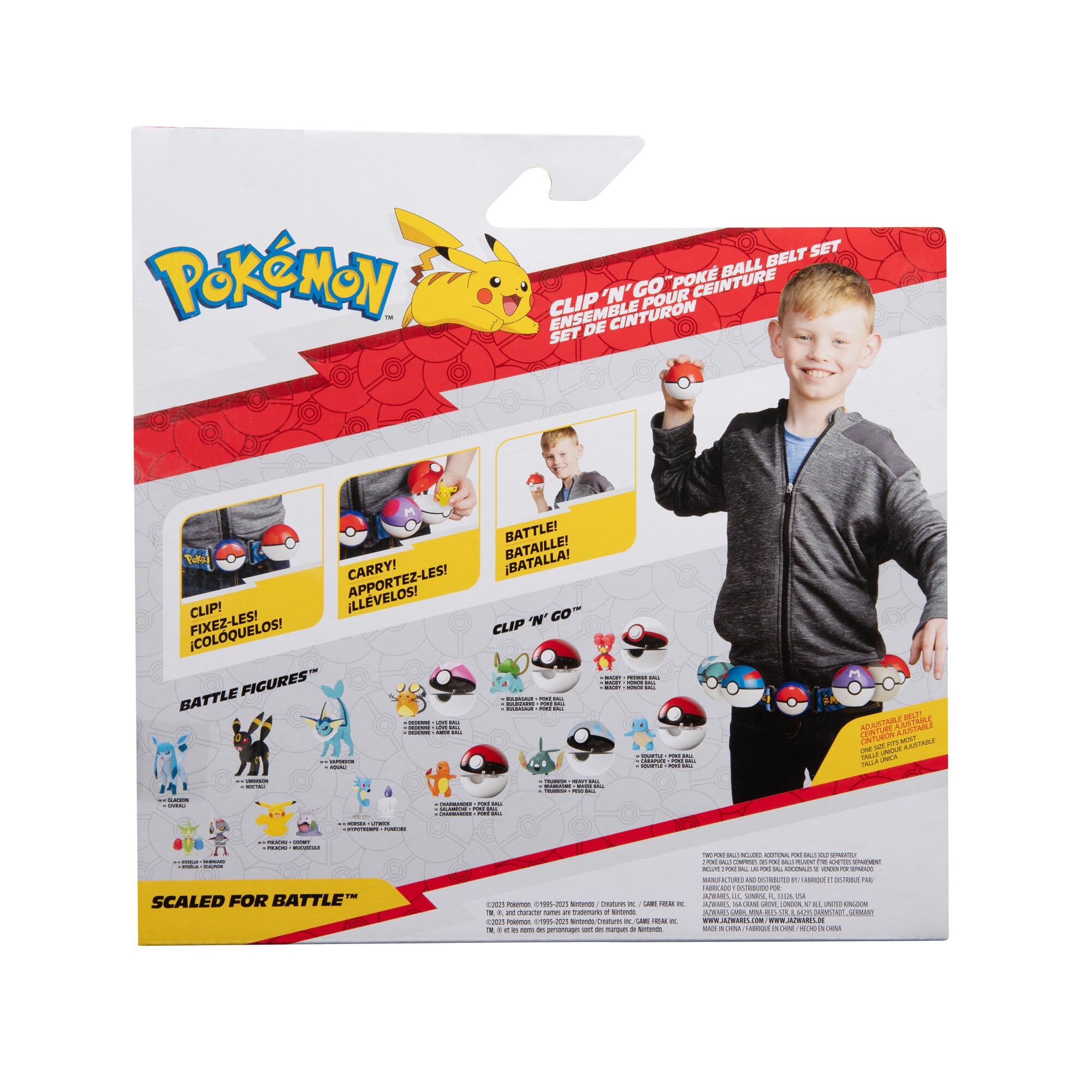 Foto 8 pulgar | Juego De Cinturones Toy Pokemon Clip 'n' Go Con Figura De Charmander De 5 Cm - Venta Internacional.