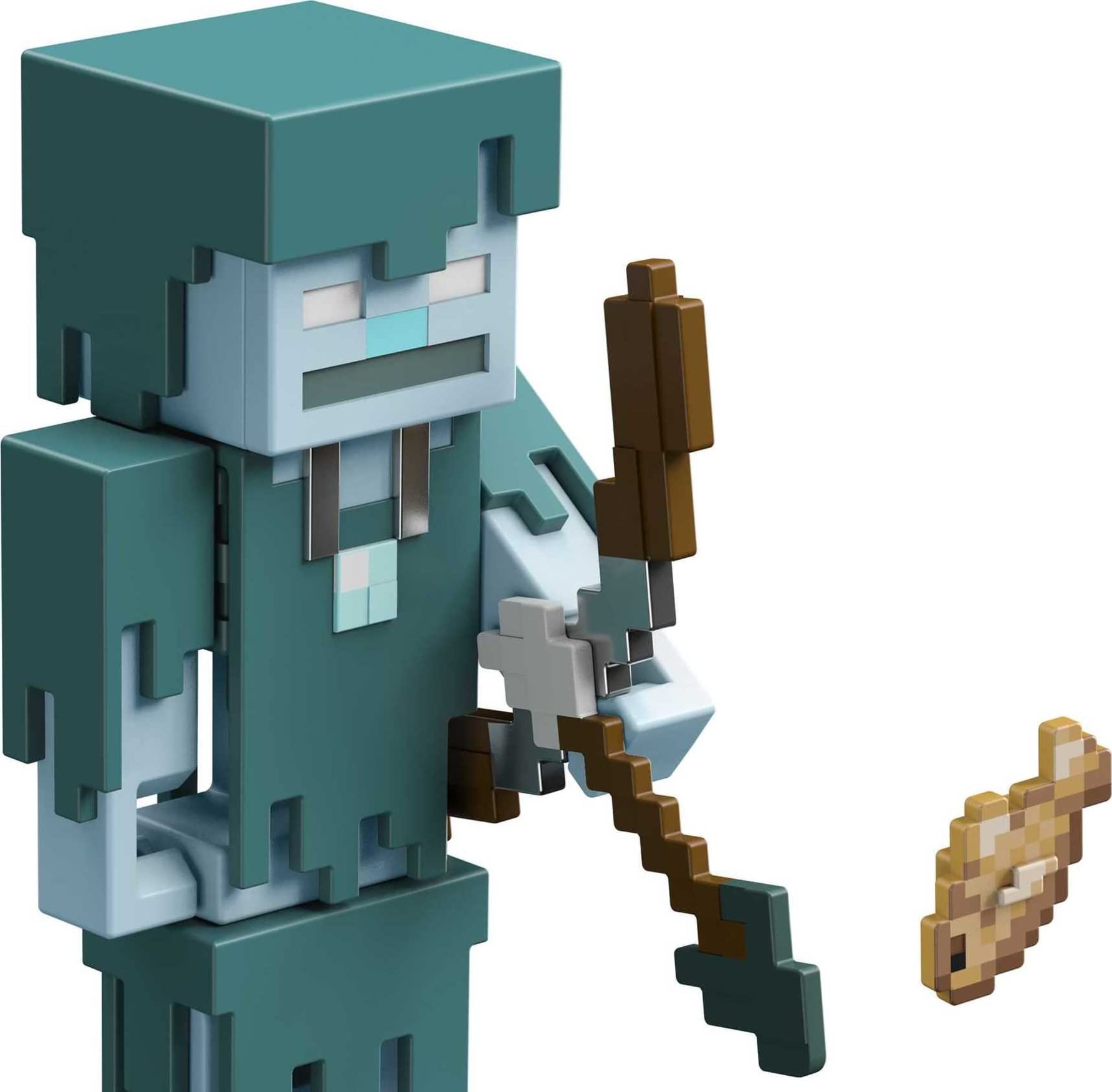 Foto 4 pulgar | Figuras De Acción Mattel Minecraft Craft-a-block, Paquete De 2, Para Niños De 6 Años O Más - Venta Internacional.