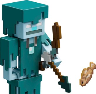 Foto 3 | Figuras De Acción Mattel Minecraft Craft-a-block, Paquete De 2, Para Niños De 6 Años O Más - Venta Internacional.