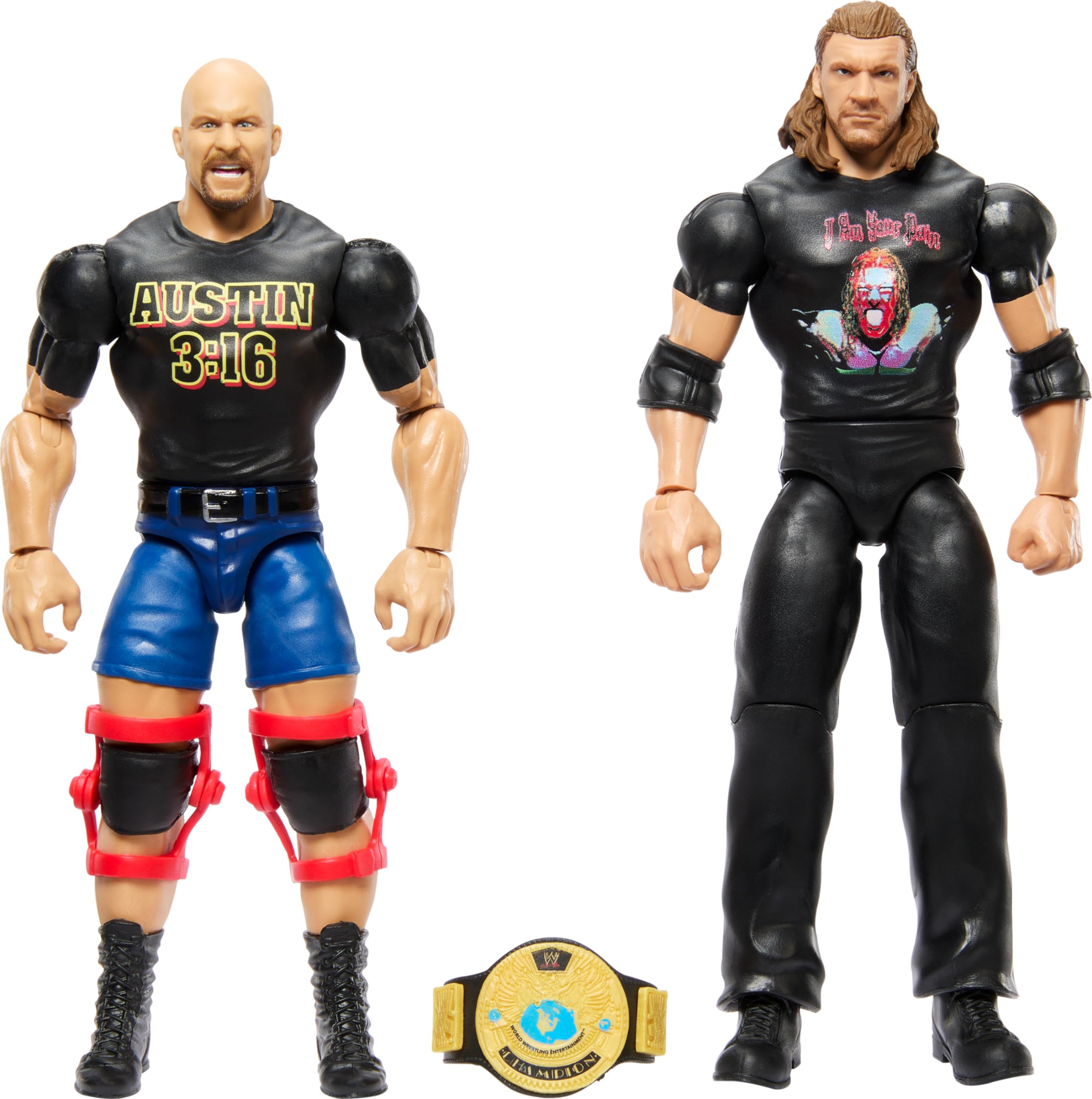 Foto 2 pulgar | Figuras De Acción Mattel Wwe Championship Showdown, Paquete De 2 - Venta Internacional.