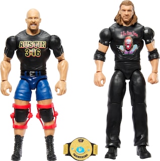 Foto 1 | Figuras De Acción Mattel Wwe Championship Showdown, Paquete De 2 - Venta Internacional.