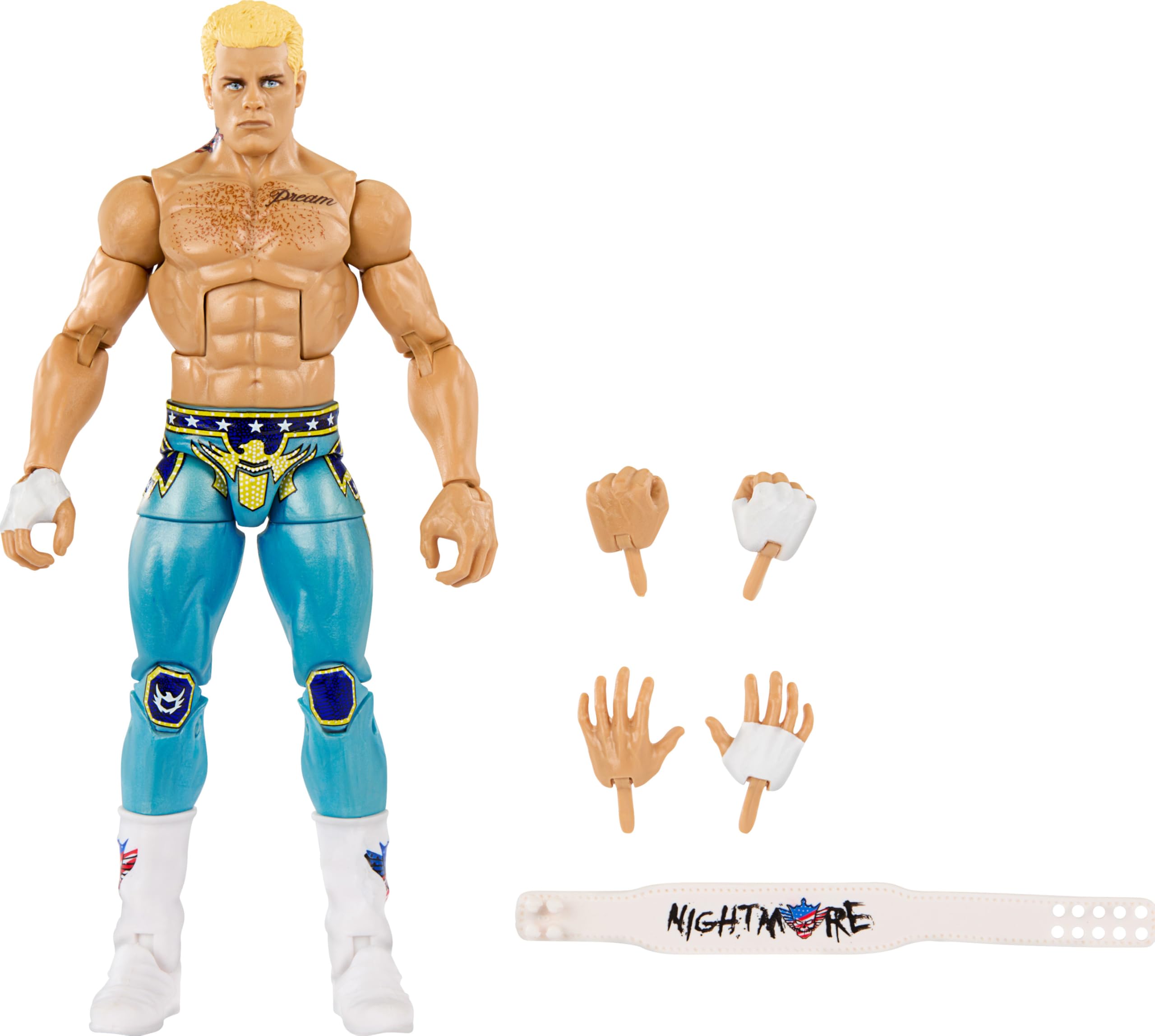 Foto 2 pulgar | Figura De Acción Mattel Wwe Cody Rhodes Top Picks Elite De 6 Pulgadas - Venta Internacional.