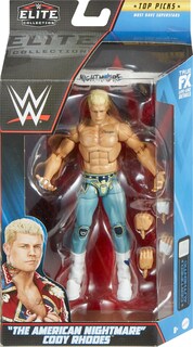 Foto 2 | Figura De Acción Mattel Wwe Cody Rhodes Top Picks Elite De 6 Pulgadas - Venta Internacional.