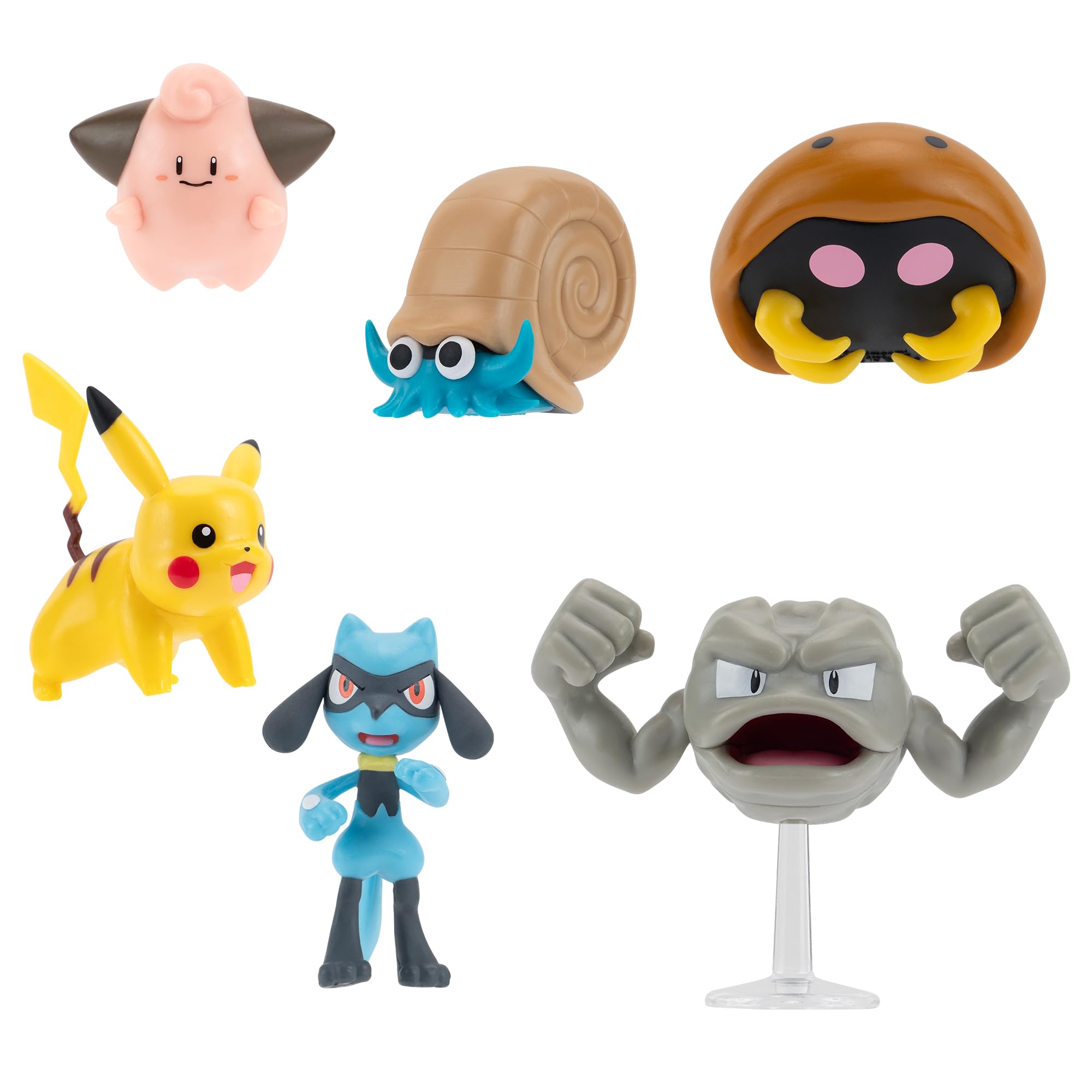Set De Figuras Pokémon Pack 6 Figuras De Batalla Set 7 Negras - Venta Internacional.