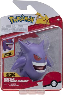 Foto 2 | Figura de Acción Pokemon Gengar Battle Feature Deluxe 11,5 cm - Venta Internacional