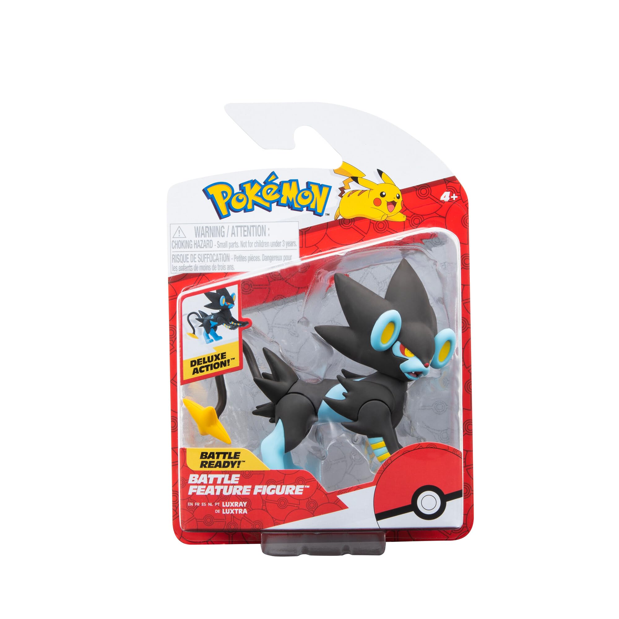 Foto 2 pulgar | Figura De Combate Pokémon Luxray De 4,5 Pulgadas Con Jumping Attack - Venta Internacional.