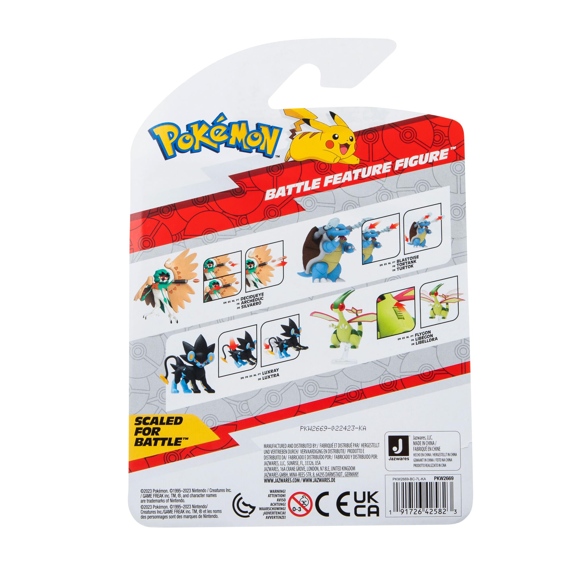 Foto 6 pulgar | Figura De Combate Pokémon Luxray De 4,5 Pulgadas Con Jumping Attack - Venta Internacional.