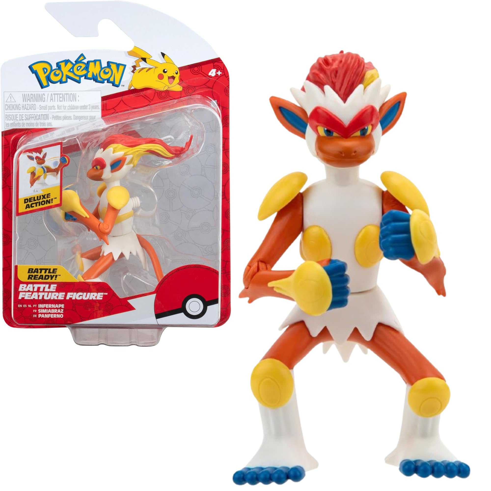 Foto 2 pulgar | Figura De Acción Pokémon Infernape, 10 Cm, Más De 4 Años - Venta Internacional.