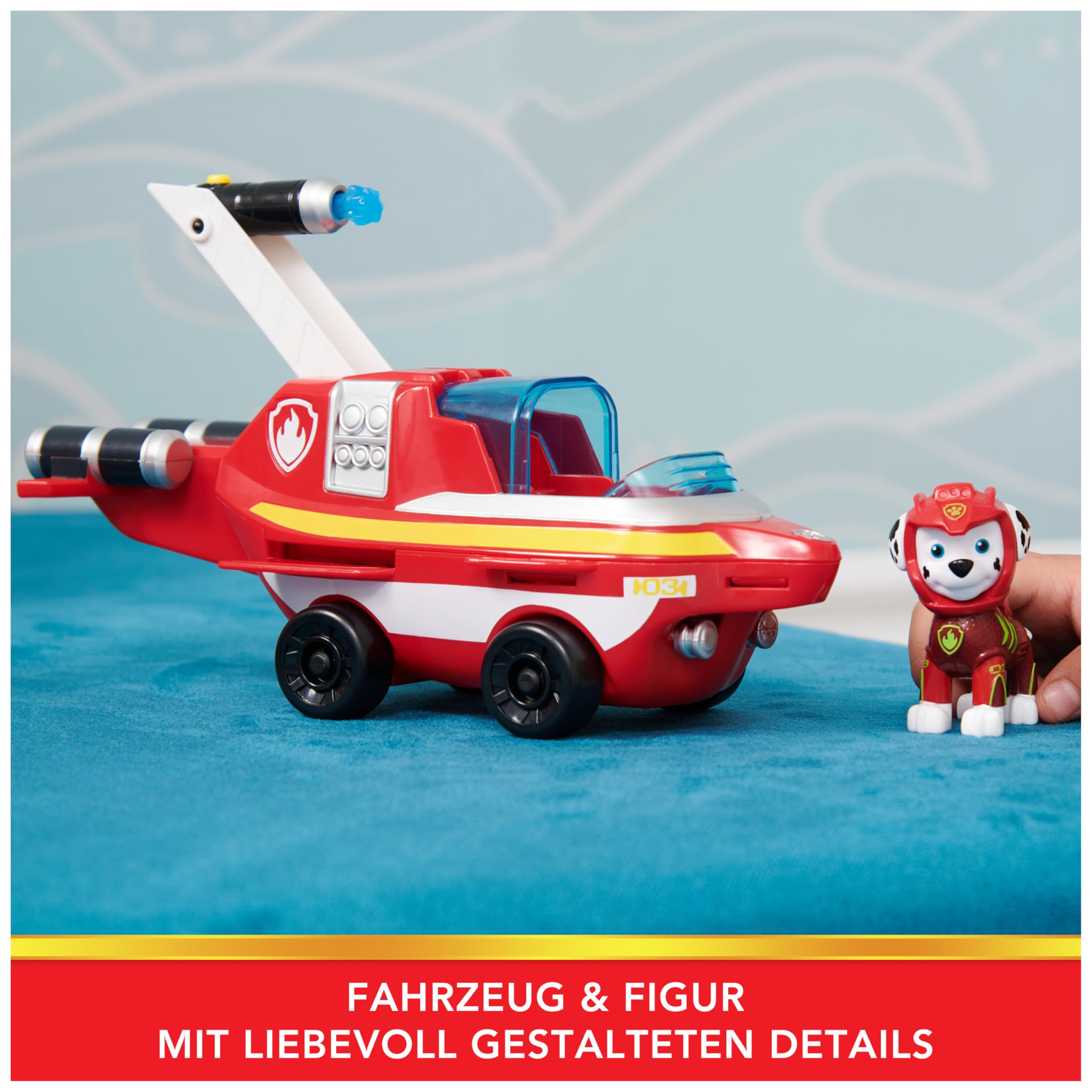 Foto 3 pulgar | Toy Paw Patrol Aqua Pups Marshall Transforming Dolphin - Venta Internacional
