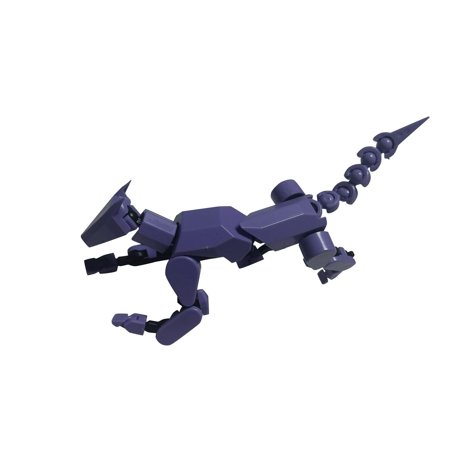 Figura De Acción Robot Dog Lucky T13 Impresa En 3d De Pvc, Color Morado - Venta Internacional.