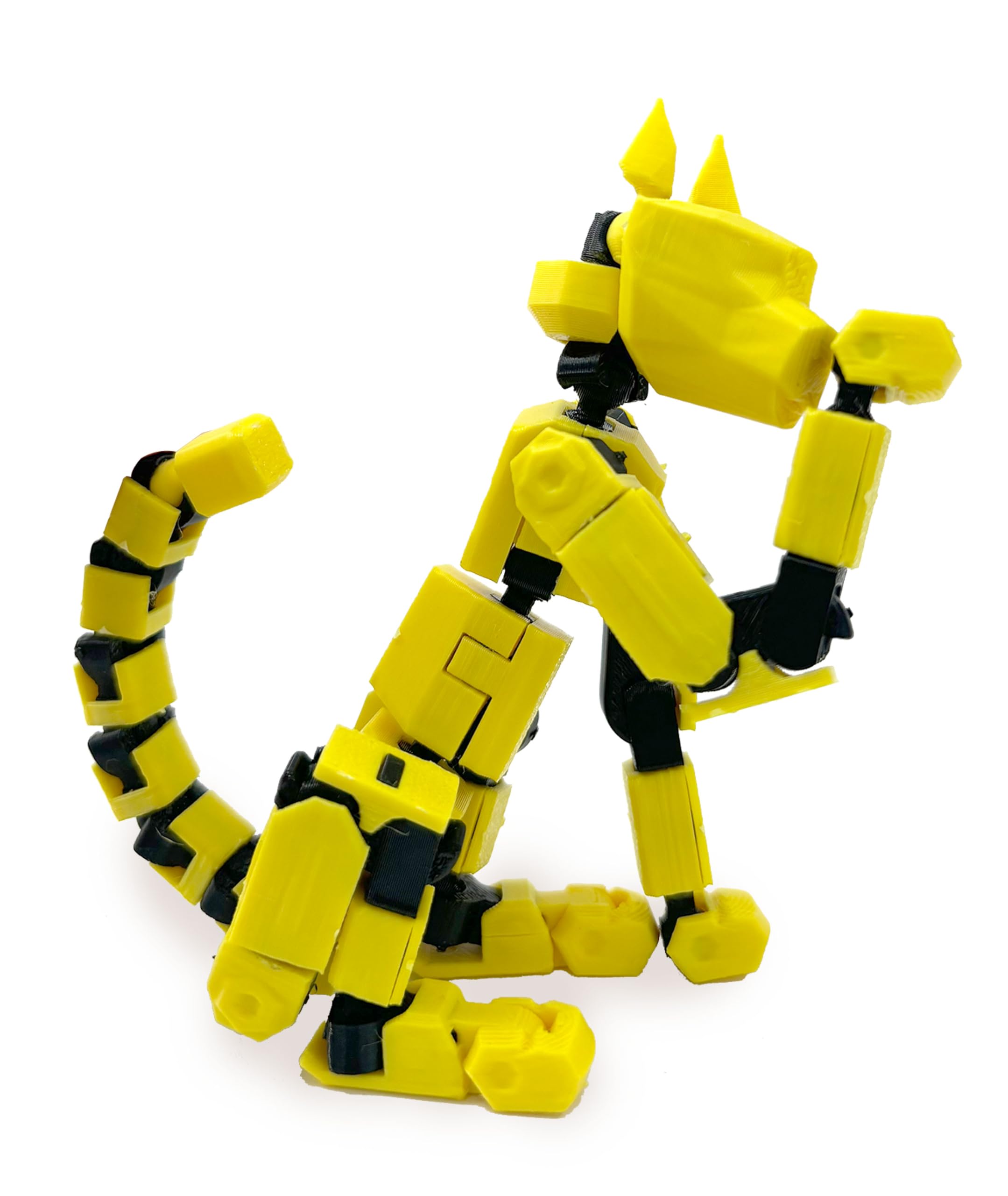 Foto 2 pulgar | Action Cat Set T13 Action Cat Robot Impreso En 3d, Amarillo - Venta Internacional.