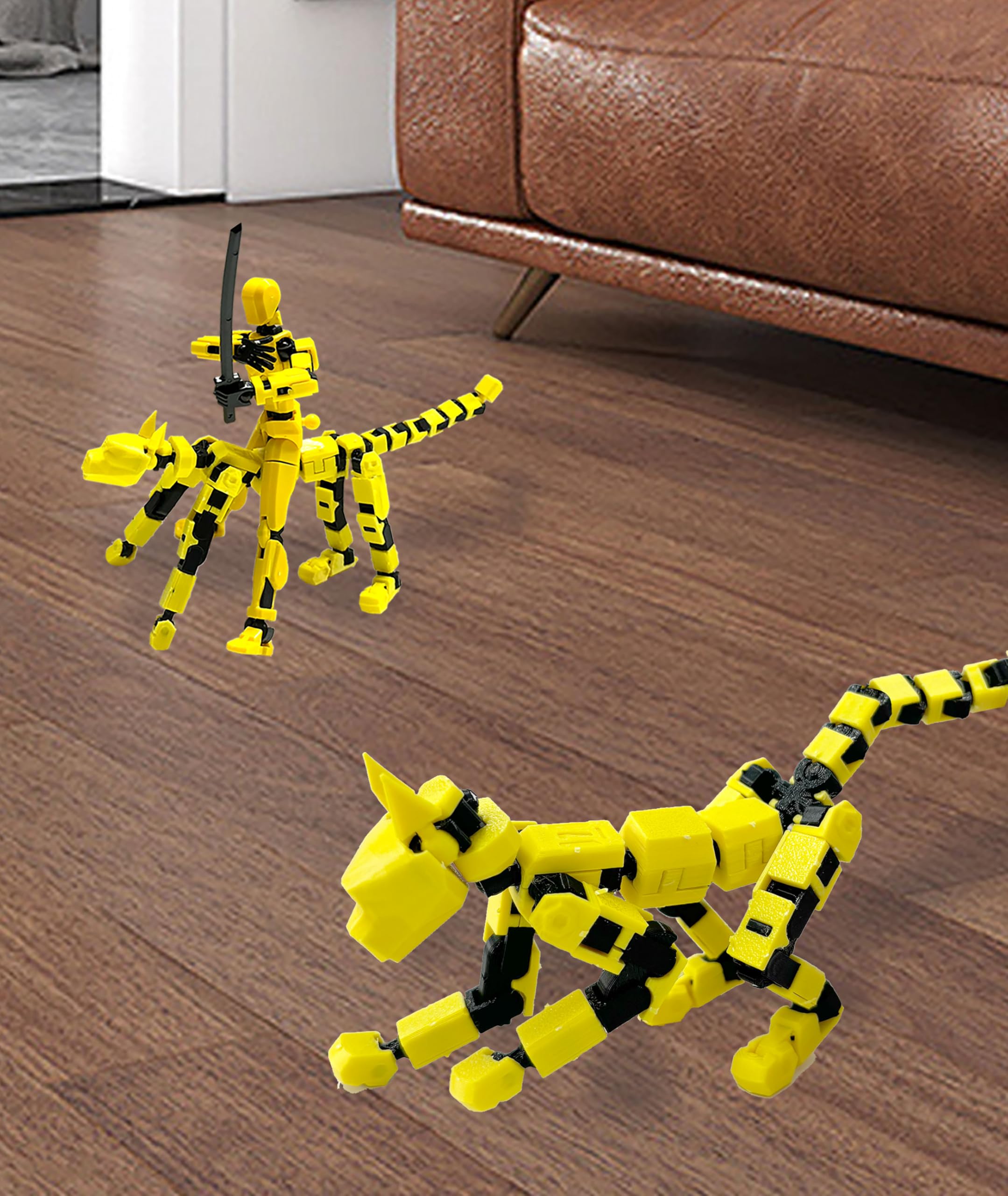 Foto 8 pulgar | Action Cat Set T13 Action Cat Robot Impreso En 3d, Amarillo - Venta Internacional.